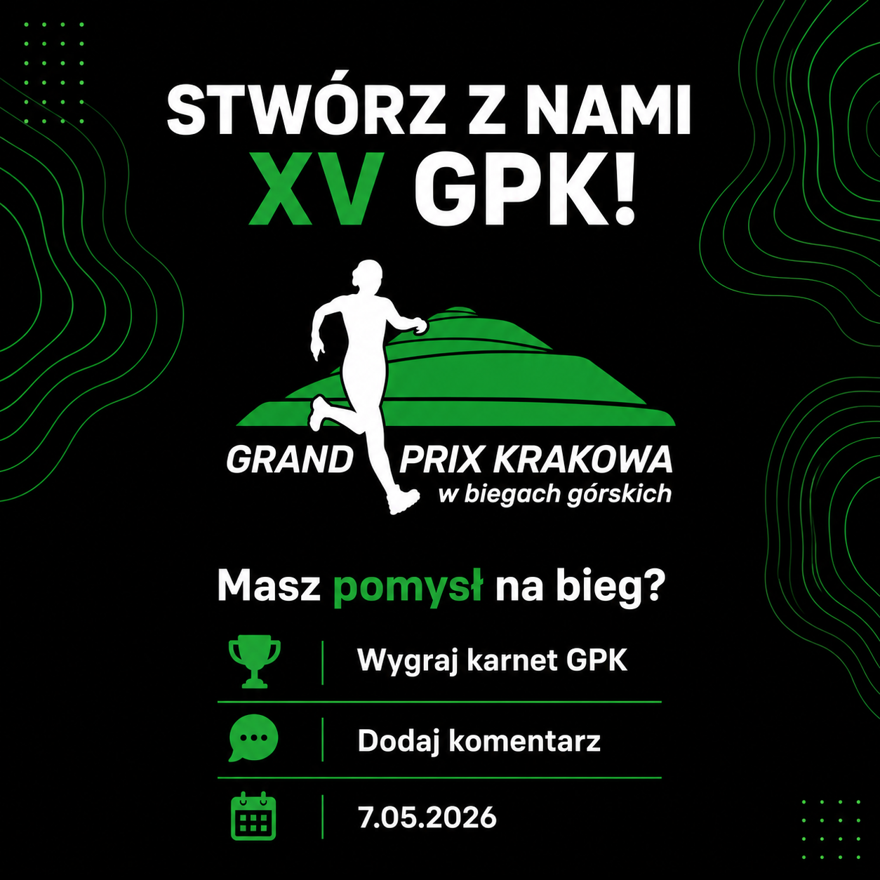 Stwórz z nami XV edycję Grand Prix Krakowa!