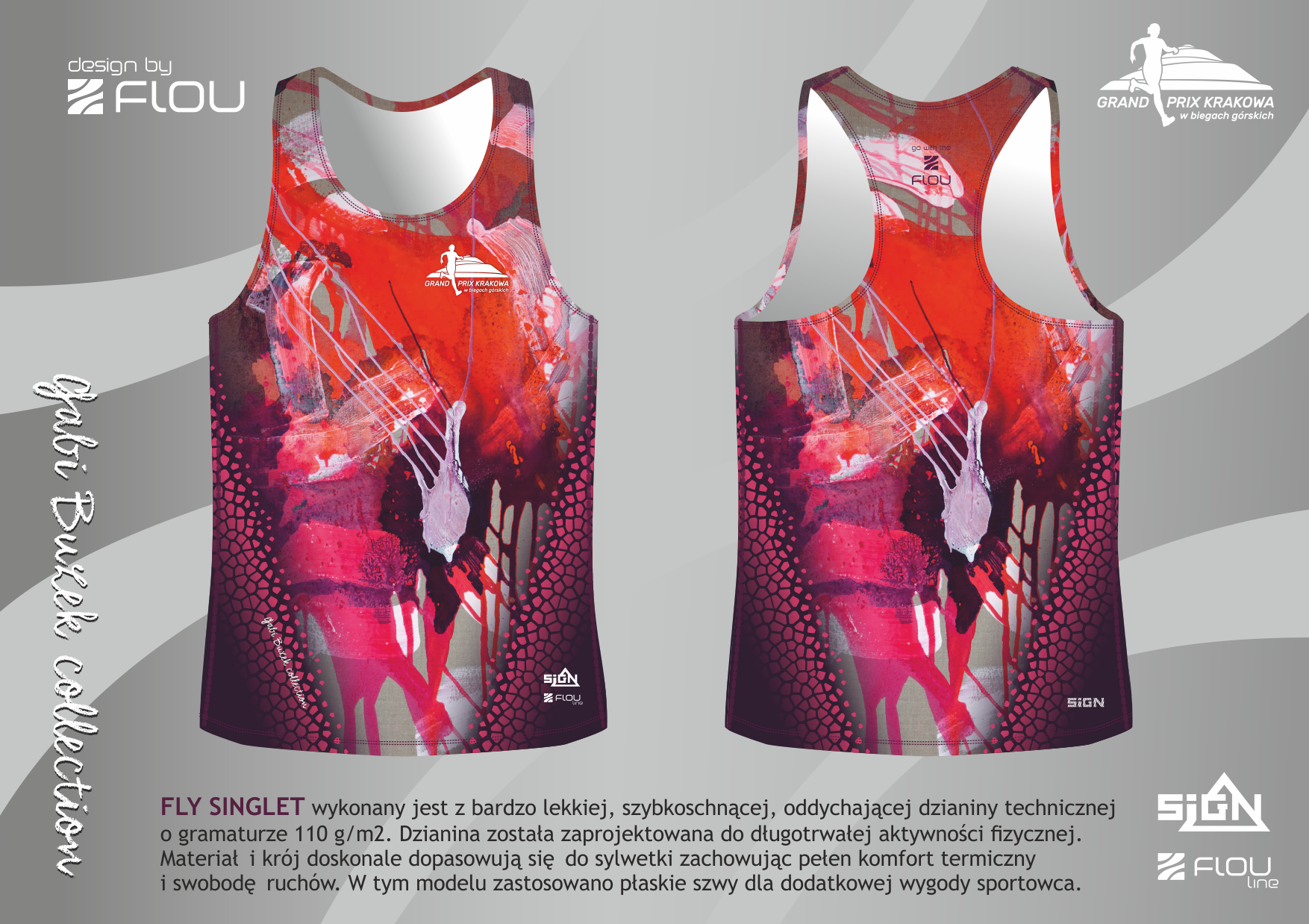 Fly Singlet – koszulka Biegu Nocnego GPK